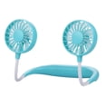 thumbnail image 2 of 3rd Generation Hands Free Neck Hanging Aromatherapy Fan With LED Light Long Battery Life, Portable Silent Personal Cooling Fan For Sports Outdoor Travel, Wearable Mini Neck Fan With Aroma Diffuser, 2 of 7
