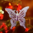 thumbnail image 3 of FAMTKT Christmas Tree Ornaments Butterfly Hanging Ornaments Christmas Tree Decorations for Home, Office and Cars Decor, Gift for Parties, Christmas and Holiday, Christmas Gifts, 3 of 3
