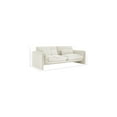 thumbnail image 3 of Meridian Furniture Sloan Cream Velvet Fabric Sofa, 3 of 17
