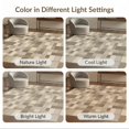 thumbnail image 7 of ODIKA 2'x3' Washable Doormat Beige Solid Structured Interlocking Block Motif Contemporary for Entryway, Kitchen, Laundry Room, Non-Slip, Low Pile, 7 of 7