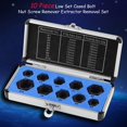thumbnail image 5 of Jinsinto 10pcs 9-19mm Nut Bolt Remover Kit, Locking Bolt Extractor, Screw Head Broken Stud Extractor Tool Set with Storage Case, 5 of 5