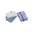 thumbnail image 1 of Wosthever Caja Joyas Colgantes Papel Sólido Pendientes Almacenamiento Presente Empaquetado Exhibición Paquete Anillos Amantes Almacenamiento y organización del hogar Púrpura, 1 of 6