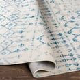 thumbnail image 4 of Livabliss Area Rugs for Living Room, 5x7 Chester Global Blue Rug, Bedroom Dining Room Home Decor Stain Resistant Carpet (5'3" x 7'3"), 4 of 6