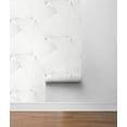 thumbnail image 5 of NextWall White & Harbor Grey Ray Geo Peel and Stick Wallpaper, 5 of 6