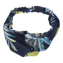 Unique Bargains 1 Pc Unique Bargains Fashion Pineapple Pattern Hairband for Women Navy Blue