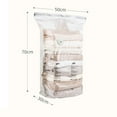 thumbnail image 7 of Vacuum Storage Bag No Need Pump Dustproof Moisture-proof Clothes Quilt Blanket Bedding Space Saver Sealer Compression Bag, 7 of 7