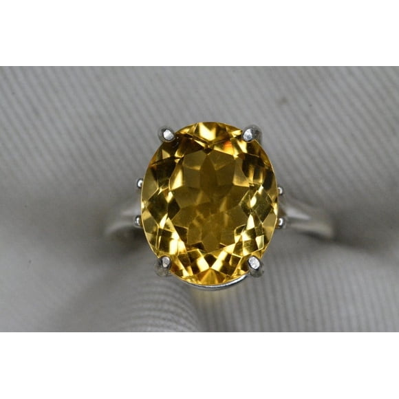 Citrine Gold Ring, Citrine Engagement Ring, Stacking Citrine Ring, Dainty Citrine Ring, Oval Citrine Ring, November Birthstone Ring
