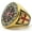 Gold, variant on Mens Cross Knights Templar Ring Masonic Gold Stainless Steel Size 7-15-13-Gold