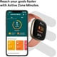 Fitbit Versa (3ème Génération) Smartwatch Corps en Aluminium Doré Doux avec Bande d'Argile Rose, Taille Unique (Bandes S & L Incluses) Boîte Ouverte – image 4 sur 6