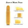 thumbnail image 2 of ZECATL 12 Pcs Pince à Racines Volumisante, Pince à Cheveux Naturelle Moelleuse, Pince à Racines Auto-Adhérente, Outil de Coiffage Ondulé Moelleux DIY pour Femmes, Rouleaux à Cheveux Petits et Faciles à Transporter (Jaune), 2 of 7