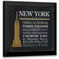 thumbnail image 1 of Perrenoud, Aubree 20x20 Black Modern Framed Museum Art Print Titled - NYC Empire State Building, 1 of 5