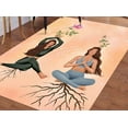thumbnail image 3 of Yoga Girls Rug, Fitness Rug, Meditatioan Rugs, Modern Rug, Woman Rug, Non-Slip Carpet, Front Door Rug, Housewarming Gift, Girl Room Rug, 3.9'x5.9' - 120x180 cm, 3 of 4