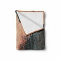 thumbnail image 2 of Landscape Soft Flannel Fleece Blanket, Evening in Amsterdam Netherlands Scandinavian Aurora Borealis River Bridge Image, Cozy Plush for Indoor and Outdoor Use, 70" x 90", Pink Grey, by Ambesonne, 2 of 6