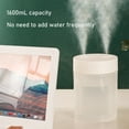 thumbnail image 4 of QLEICOM Humidifiers for Bedroom, 1.2L Cool Mist Humidifiers, 2 Spray Nozzles, 7 Colors LED Light, Auto Shut-off, Humidifiers for Home Office Bedroom Nursery Indoor (White), 4 of 7
