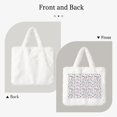 thumbnail image 2 of Rocae Lighthouse And Beacon or Plush Underarm Bag White Furry Purse Handbag for Autumn and Winter, 2 of 7