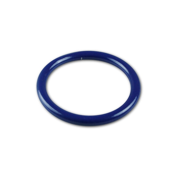 LeLuv Stainless Steel Penis Rings (Powder Coated Blue) | 6mm Round Gauge | 40mm Inside Diameter | Enhance Performance & Pleasure