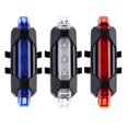 thumbnail image 4 of USB LED bicicleta luz trasera recargable impermeable ciclismo lámpara trasera roja JShteea  El nuevo, 4 of 5