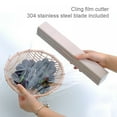 thumbnail image 2 of Plastic Wrap Cutter, Food Freshness Dispenser Preservative Film Unwinding Cutting Foil & Wax Paper Cling Wrap Kitchen Accessories, 2 of 5