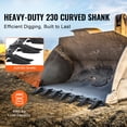 thumbnail image 2 of KFFKFF Tooth Bar for Buckets, 53'',Robust Tractor Bucket Teeth Bar Suitable for Sub-Compact Tractor Loader,Loads up to 4560 lbs,for Bucket Cutting Edges of 1/2'' or Less, No Drilling Necessary, 2 of 9
