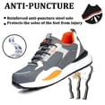 thumbnail image 4 of AUXDIQ Safety Trainers Men Women Steel Toe Cap Work Shoes Comfy Construction Industrial Sneakers, 4 of 6