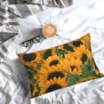 thumbnail image 5 of Yiaed Sunflowers 7 Print Brushed Microfiber Envelope Pillowcases, Standard,Envelope Closure Pillow Cases(No pillow core)-16"x24", 5 of 6