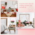 thumbnail image 6 of Morttic 24 Pcs Rose Artificial Flowers with Long Stem Realistic Silk Roses Bulk Real Touch Plastic Bouquet of Roses for Home Bridal Wedding Party Table Centerpieces Decorations (Pink), 6 of 6