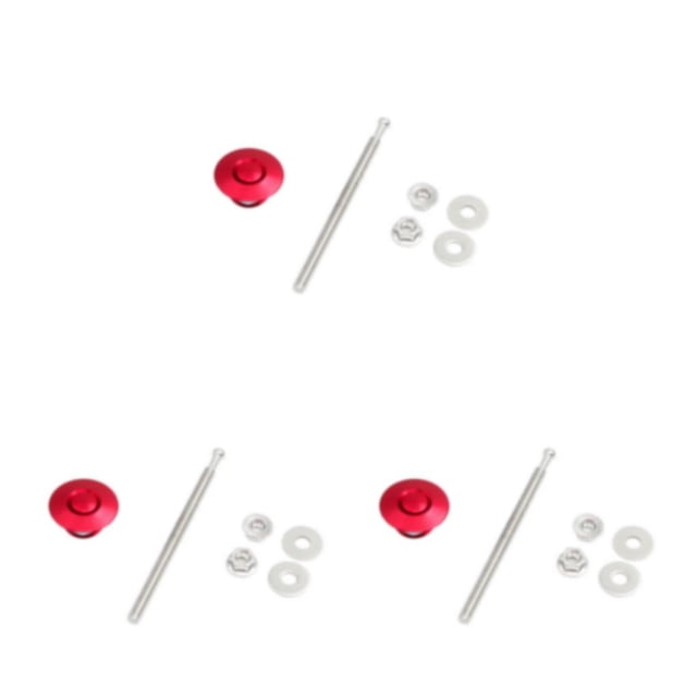 relayinert Affordable Hood Lock For Car Modification Multiple Sizes And Styles Available Car Modification Machine Cover Lock red DP17-32 3Set