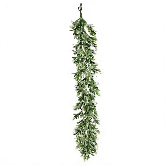 Artificial Hanging Leaf Vine Garland Realistic Faux Greenery Plant for Indoor Outdoor Wall Home Office Garden Decor