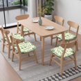 thumbnail image 6 of Pioneer Flower Seat Covers for Dining Room Chairs Set Of 6,Stretch Printed Washable Chair Seat Cover with Elastic Ties and Button,Removable Waterproof Couch Cushion Covers, 6 of 6