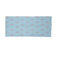 thumbnail image 2 of Hippo Neck Gaiter, Hippo Girl Umbrella Rain, Unisex, Grey Pink Sky Blue, by Ambesonne, 2 of 3