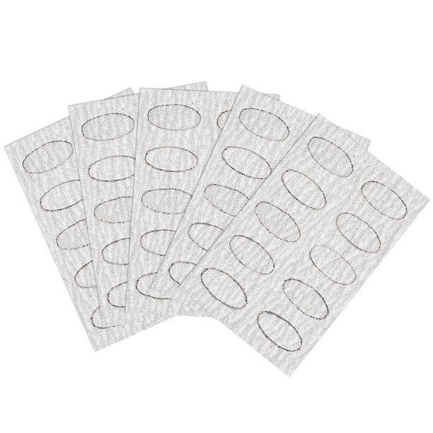 Empujador De Cutículas De Uñas 50 Uds 100/240 empujador de cutículas de uñas papel de lija ovalado reemplazable autoadhesivo