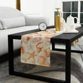thumbnail image 5 of Orange Shells Coastal Cotton Linen Table Runner 13 x 90 inch Summer Beach Starfish Burlap Non-slip Rectangular Dining Table Decor for Wedding Party Holiday Dinner, 5 of 8