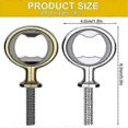thumbnail image 2 of 10Pcs DIY Stainless Steel Beer Bottle Opener Blanks Kit - Silver Green Bronze, 2 of 5