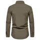 thumbnail image 4 of 2025 Camisa informal de manga larga para hombre: material resistente, versátil para el trabajo o las vacaciones, 4 of 4