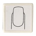 thumbnail image 2 of HILABEE Nail Art Practice Seal & Ink Manicure Practice Nails Stamp for Personal Home Use Square Nail Stamp, 2 of 8