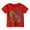 Red, variant on Hienoo Toddler Girls T-Shirt Dinosaur Print Loose Short Sleeve T Shirt Summer Casual Tshirt