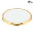thumbnail image 3 of Uxcell 3.9 Inch Fabric Barrel Lamp Shade Dust Cover Lampshade Diffuser 2 Pack, 3 of 6
