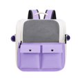 thumbnail image 3 of Mochila transportadora para gatos Yuyangstore Plegable Alta Capacidad Portador de gatos Púrpura, 3 of 8
