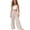 Beige, variant on Miaoju Pants for Girls Loose Fit High Waisted Flowy Wide Leg Pants Baggy Kids Beach Trousers with Pockets for 4-14Y