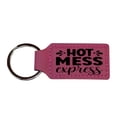 thumbnail image 3 of Keychain - Rectangle - Hot Mess Express - Leather, 3 of 4