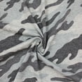 thumbnail image 3 of Stylish Fabric 60 in French Terry Fabric Camouflage Pattern Camouflage Fabric, 10 Yard By the Yard, Pale Blue Charcoal, 3 of 3