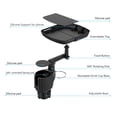 thumbnail image 2 of Car Cup Holder Tray Dining Table Easy to Install Black, 2 of 8
