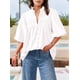 thumbnail image 4 of Top de Mujer con Cuello en V y Mangas Abullonadas, , Talla XXL, 4 of 9
