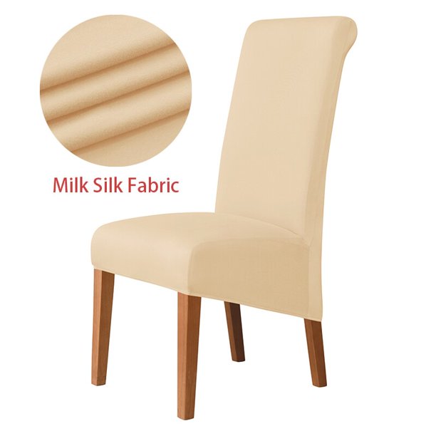 Respaldo alto y amperio; Funda Universal para silla de alta elasticidad, Jacquard, tamaño M XL, fundas para sillas, comedor, cocina, oficina, hogar, franela de maíz Tan Jianjun unisex