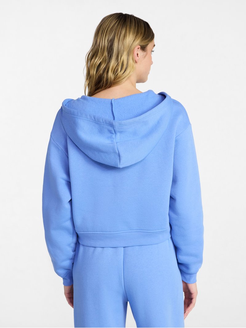 No Boundaries Boxy Zip-Up Hoodie, Women's XXS-XXL - Walmart.com