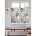 thumbnail image 2 of Vintage Coastal Living Room Curtains 2 Panel, Sea Turtle Octopus Coral Beach Nautical Cafe Window Treatment, Farmhouse Bedroom Bathroom Kitchen Curtains Drapes 104"x54", 2 of 6