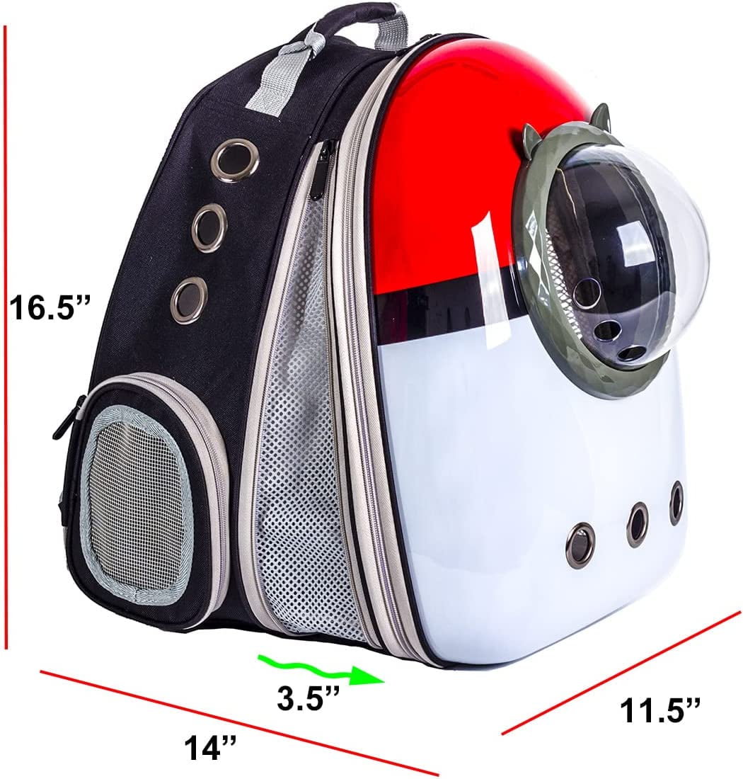 Front Expandable Cat Backpack Carrier, Large Cat Backpack Fits Up to 20 lbs, Backpack for Cats Kitten Small Puppy, Airline Approved Cat Bubble Backpack, Space Capsule Astronaut Backpack