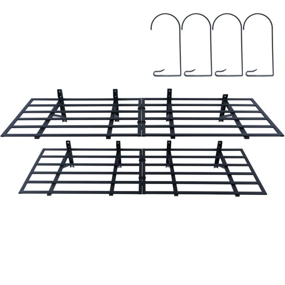 VEVOR 2PCS 6x2 ft ' Garage Storage Shelving Wall Mounted Heavy Duty Shelves Rack