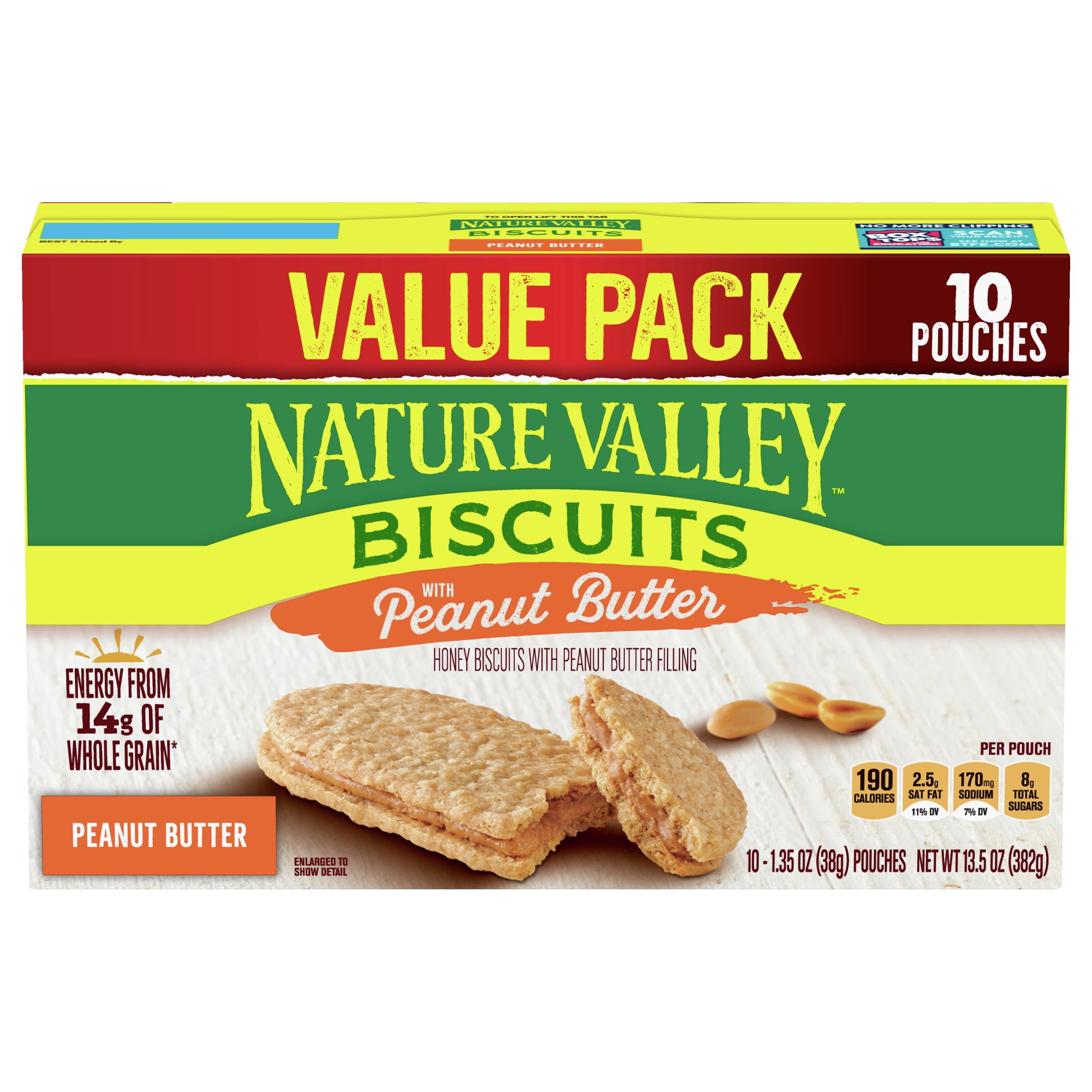 Nature Valley Biscuits With Peanut Butter, 13.5 oz