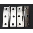 thumbnail image 2 of 10 piezas de bisagras de acero inoxidable para muebles de hogar, de 32 mm x 44 mm de largo, 2 of 3